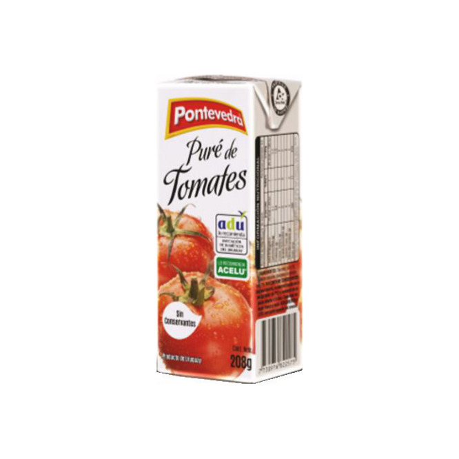Puré de tomate Pontevedra 208 gramos