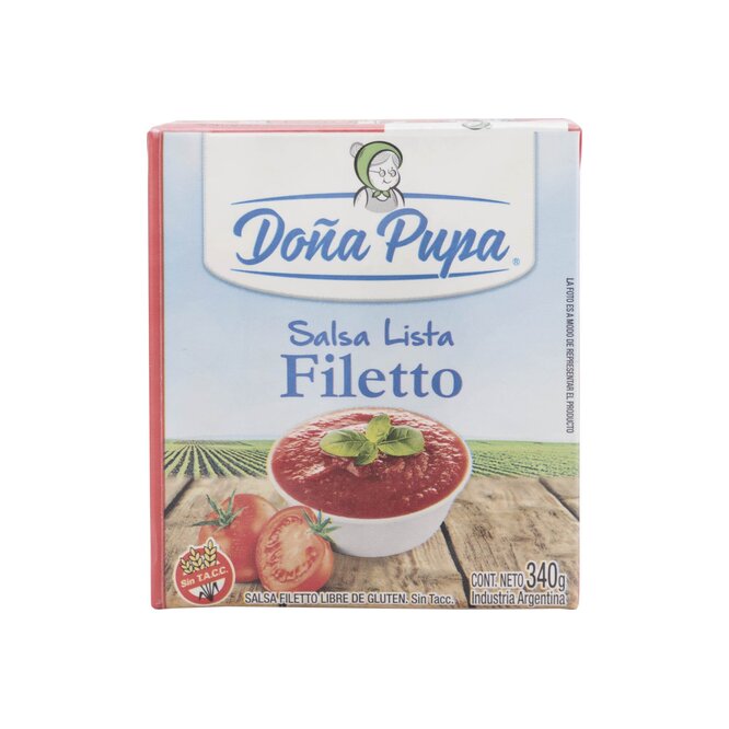 SALSA LISTA FILETTO DOÑA PUPA 340GR