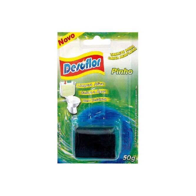 Limpiador Aroma Pino para caja de agua de Inodoro en tableta Desaflor 50 gramos
