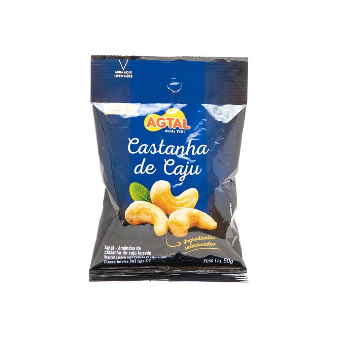 CASTAÑA DE CAJU AGTAL 50GR PLAST