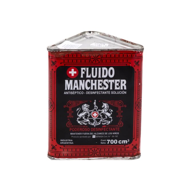 Desinfectante antiséptico líquido en lata Fluido Manchester 700 ml
