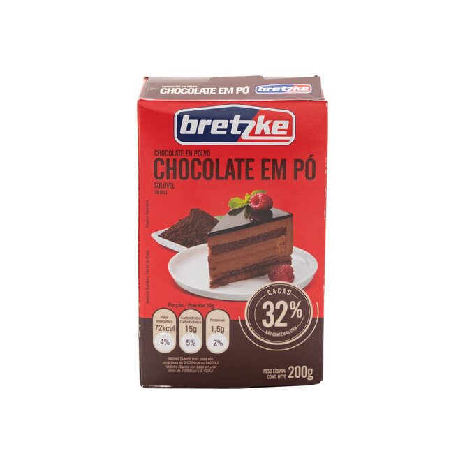 Chocolate en polvo Bretzke 200 gramos