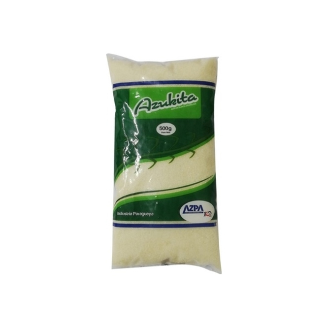 Azúcar blanca granulada en paquete azukita Azpa 500 gramos
