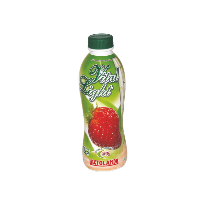 Yoghurt vital light frutilla botella Lactolanda 900 ml