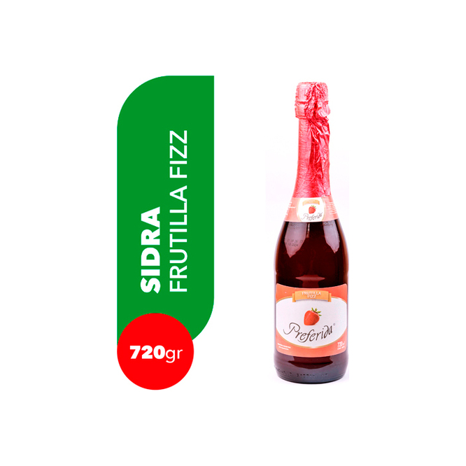 SIDRA FRUTILLA FIZZ 710ML PREFERIDA BOT