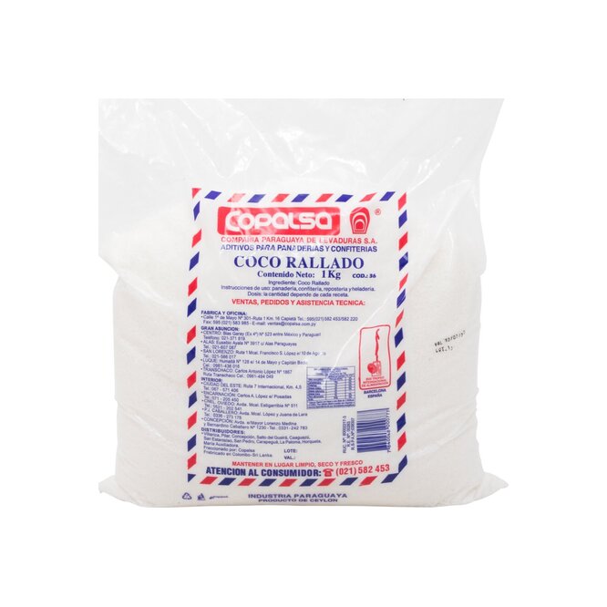 Coco rallado Copalsa 1 kilo