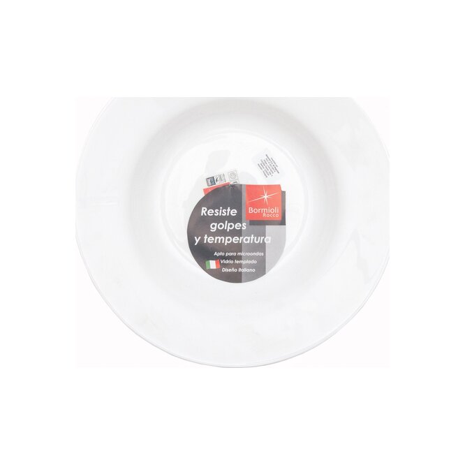PLATO HONDO TOLEDO 24 CM BORMIOLI REF. 4