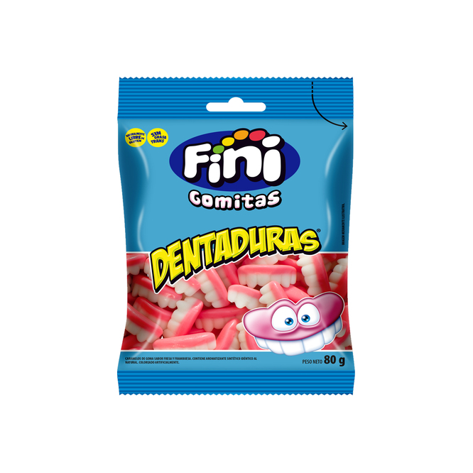 Gomitas dentaduras Fini 80 gramos
