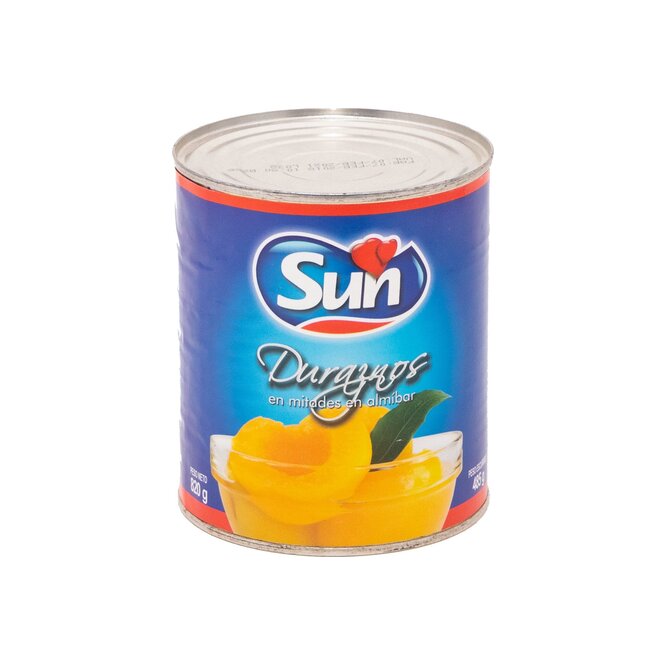 Durazno en almíbar lata Sun 470 gramos