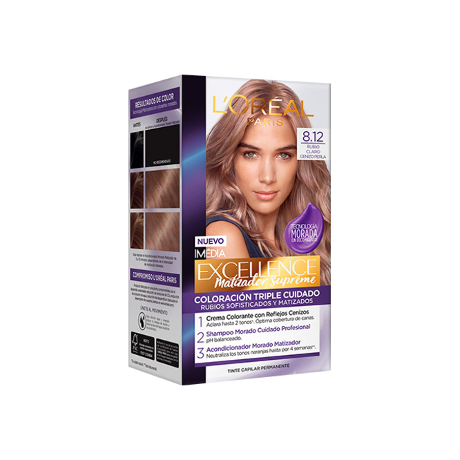 TINTE CAP 8.12 COLOR RUB CLARO L'OREAL