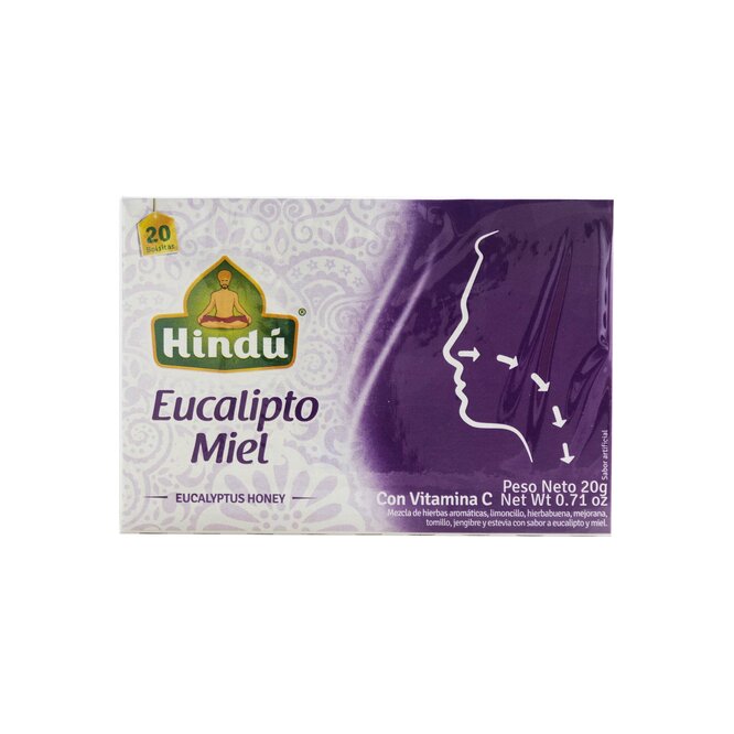 Té de eucalipto y miel Hindu 20 unidades