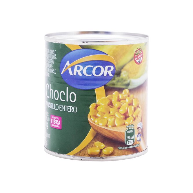Choclo amarillo entero Arcor 300 gramos