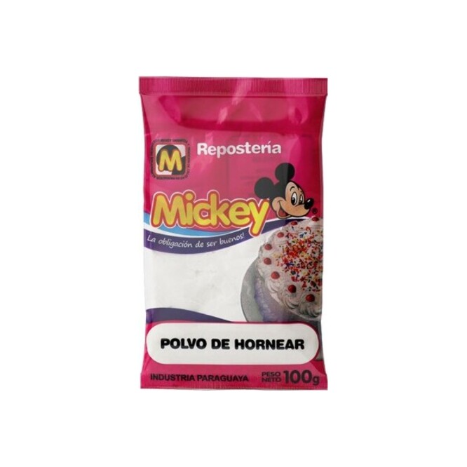 Polvo para hornear en bolsa Mickey 100 gramos