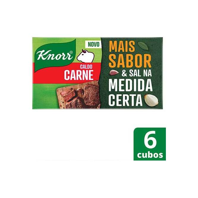 Caldo sabor carne caja Knorr 6 unidades