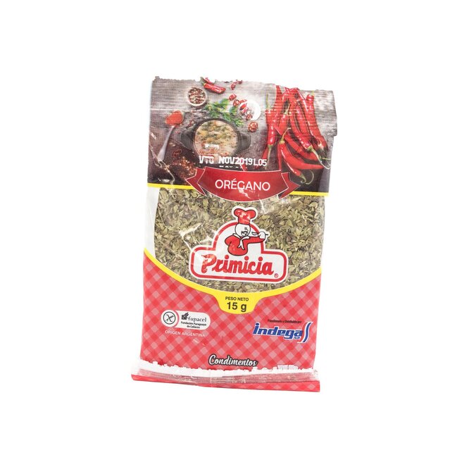Orégano paquete Primicia 15 gramos