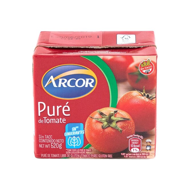 PURE DE TOMATE 530GR ARCOR