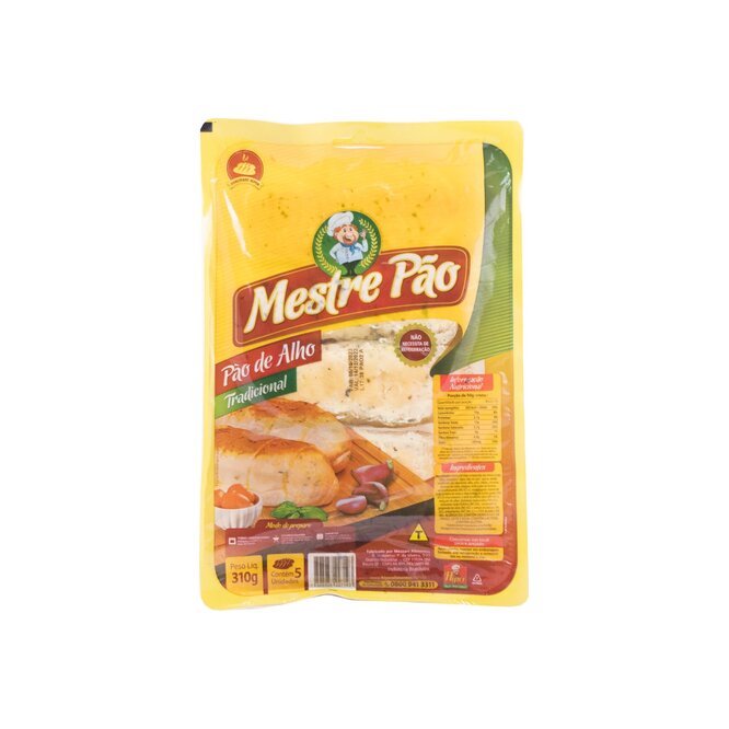 PAN DE AJO TRADIC MESTRE PAO 310GR 5UN