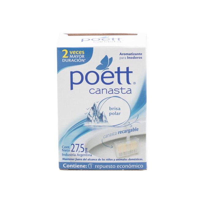 Desodorante para baño repuesto lavanda caja Poett 27,5 gramos