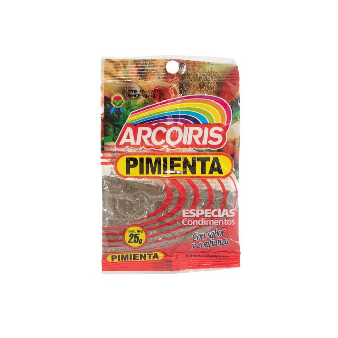 Pimienta molida Arcoiris 25 gramos