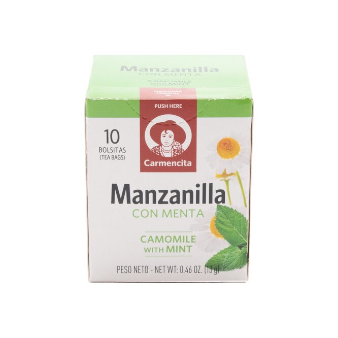 TE CARMENCITA MANZANILLA C/MENTA 10UN