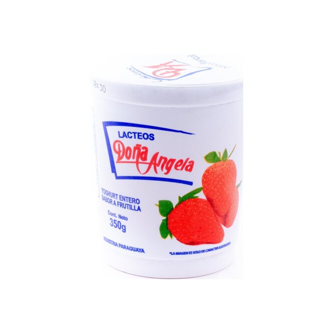 Yoghurt entero frutilla Doña angela 350 ml