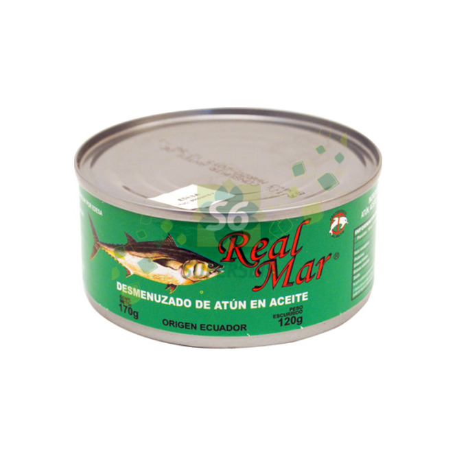 Atun desmenuzado en aceite Real Mar 170 gramos