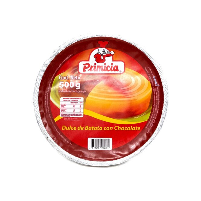 Dulce batata y vainilla paquete Arcor 500 gramos