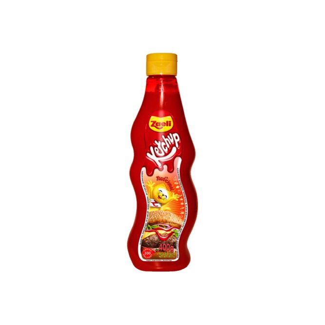 Ketchup frasco Zaeli 400 gramos