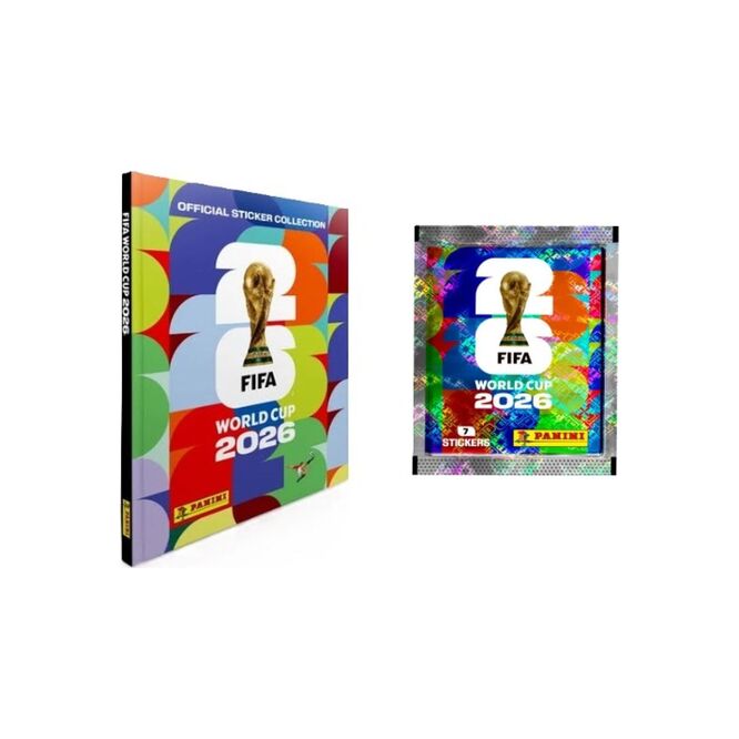 Combo álbum y figuritas colección FIFA World Cup 2026 Panini 1 unidad