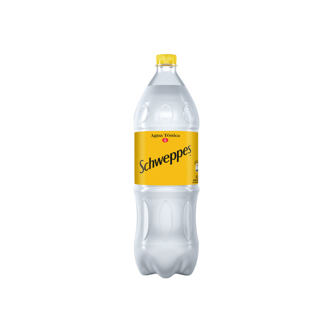 Agua tónica en botella Schweppes 2 litros