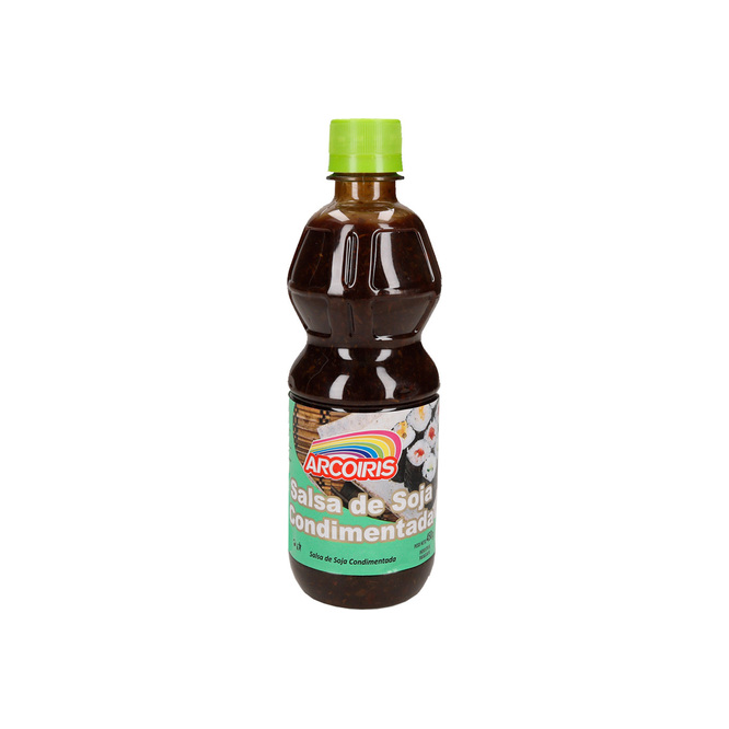 Salsa de soja condimentada frasco Arcoíris 450 ml