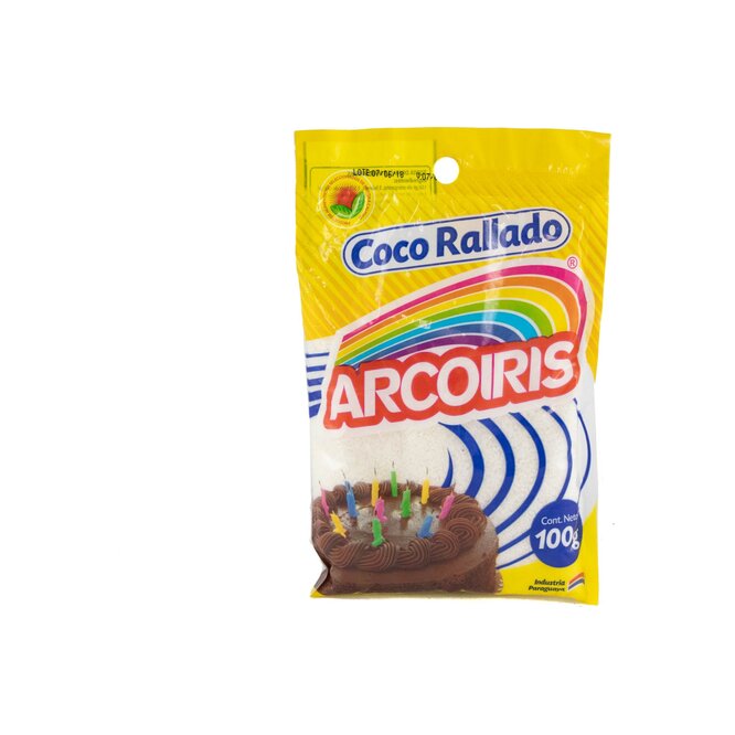Coco rallado paquete Arcoíris 100 gramos