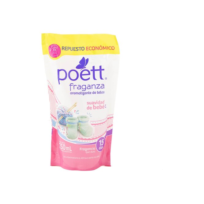 Aromatizante telas suaves bebé Poett 250 ml