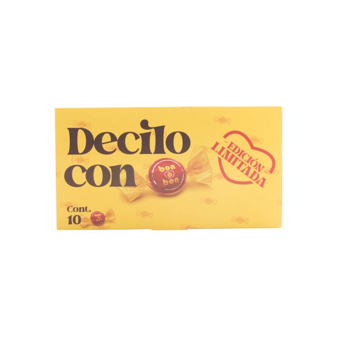 Bombones de chocolate con maní paquete Bon o Bon 10 unidades