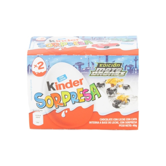 Chocolate con leche Sorpresa en caja Kínder 40 gramos