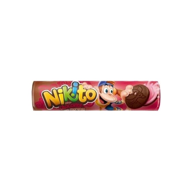 Galletitas sabor chocolate con frutilla Nikito 120 gramos