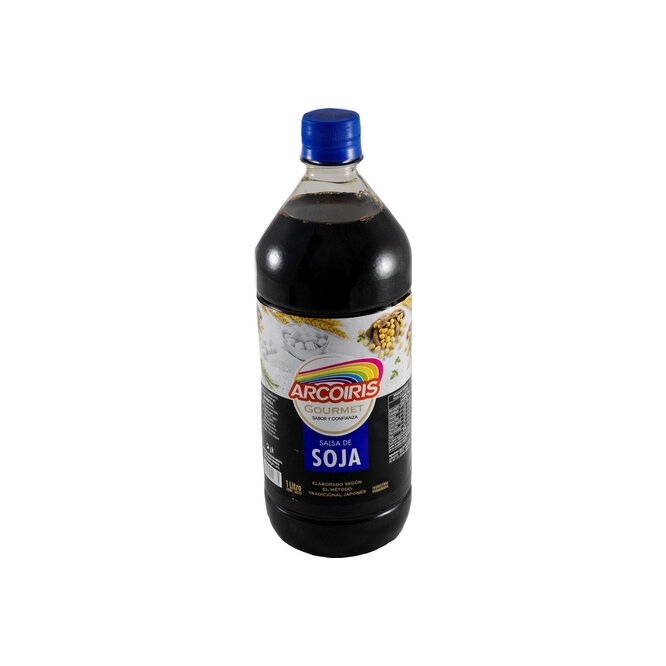 Salsa de soja frasco Arcoíris 1 litro