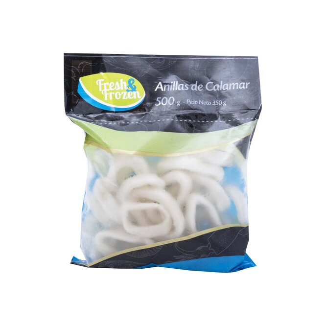 ANILLOS D/CALAMAR 500GR FRESHFROZEN PAQ