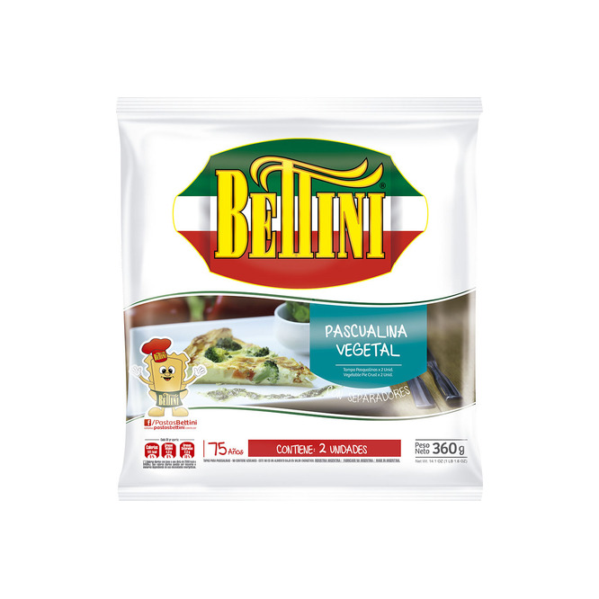 PASCUALINA REDONDAS LIGHT 360G BETTINI