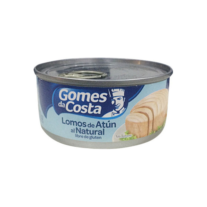 Atún sólido al natural Gomes da Costa 140 gramos