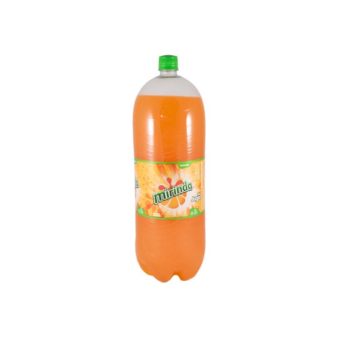 Gaseosa sabor naranja botella descartable Mirinda 3 litros