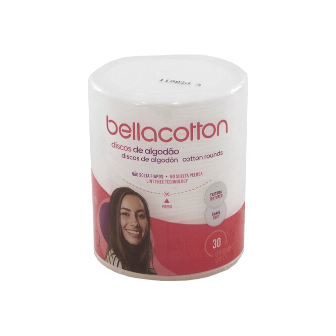 DISCOS DE ALGODON BELLACOTTON POTE 30UN
