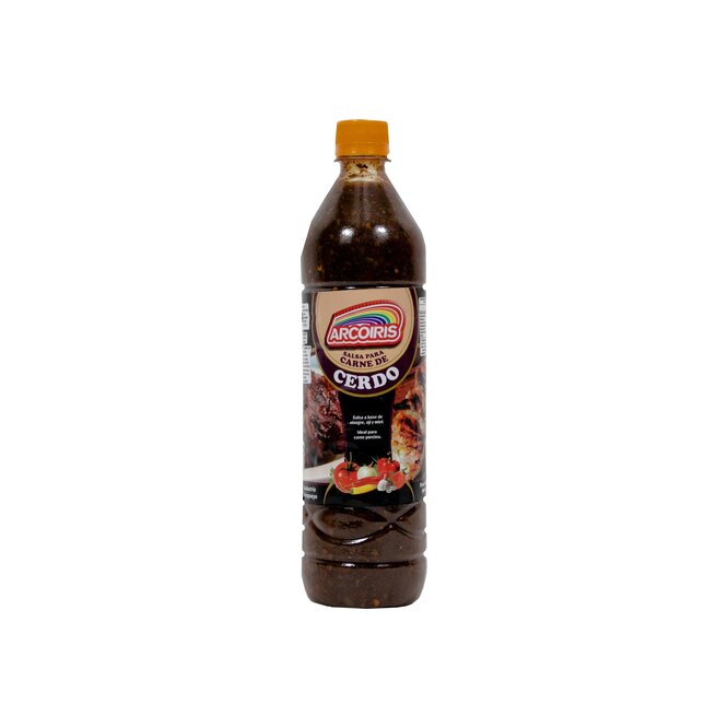 Salsa para carne de cerdo botella Arcoíris 900 ml