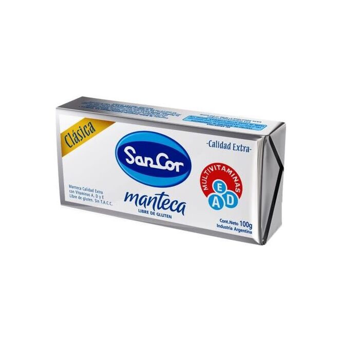 Manteca clásica en barra Sancor 100 gramos