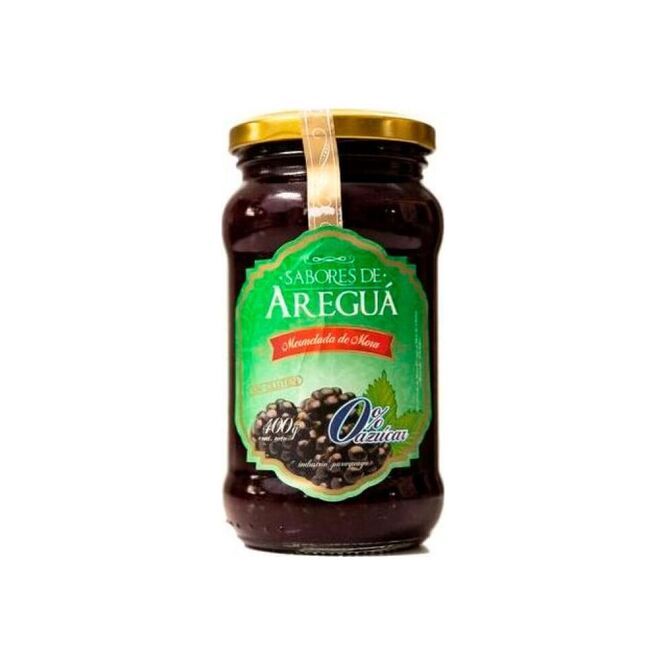 Mermelada de mora light cero azúcar Areguá 400 gramos