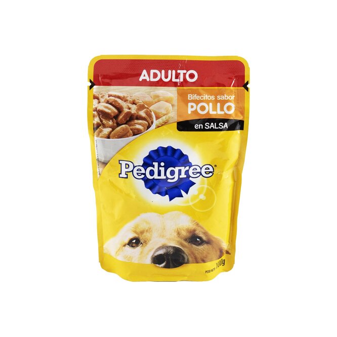 Alimento para perro adulto sabor pollo en sachet Pedigree 100 gramos