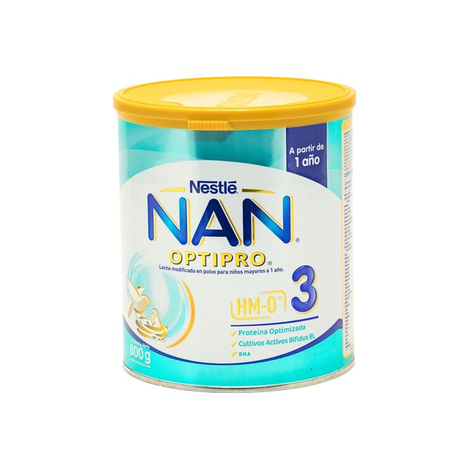 LECHE MODIFPOL1A3AÑOS NAN OPTIPRO3 800
