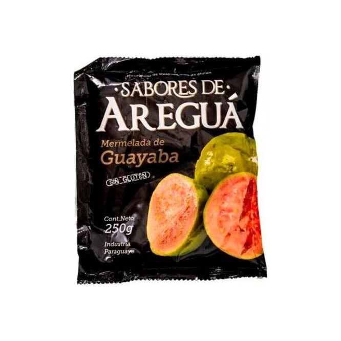Mermelada de guayaba en sachet Sabores de Areguá 250 gramos