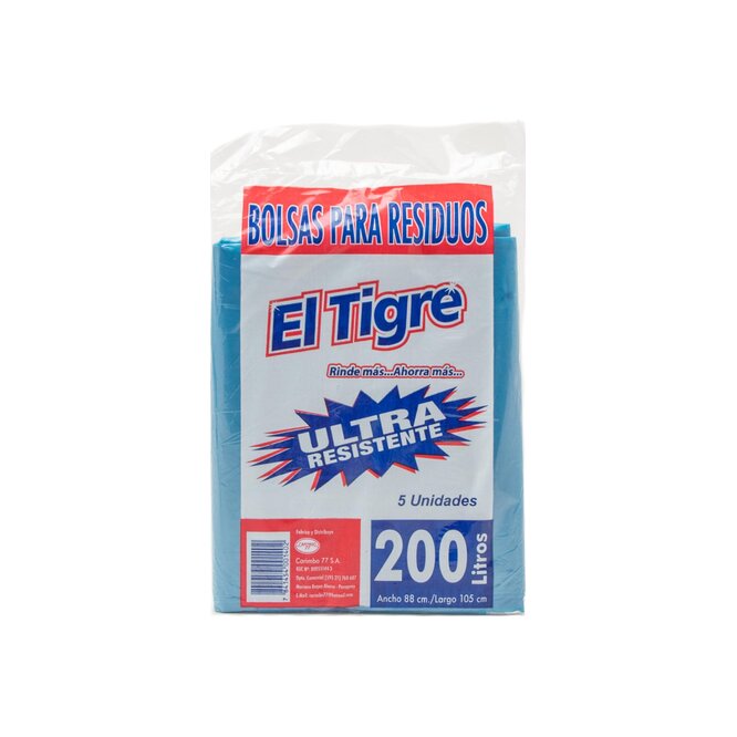 BOLSA DE RESIDUO ULTRARESISTENTE EL TIGR