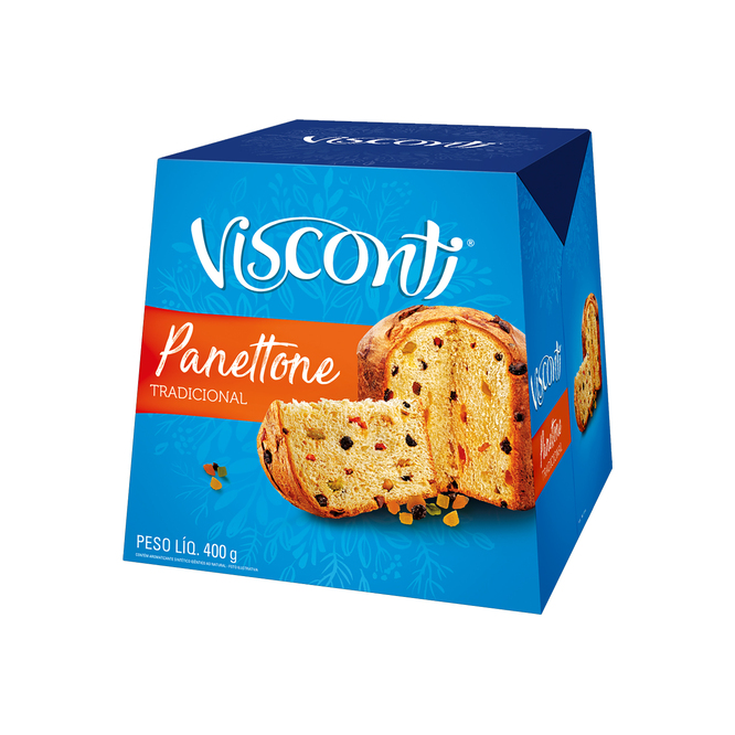 PANETTONE TRADICIONAL VISCONTI 400GR CJ